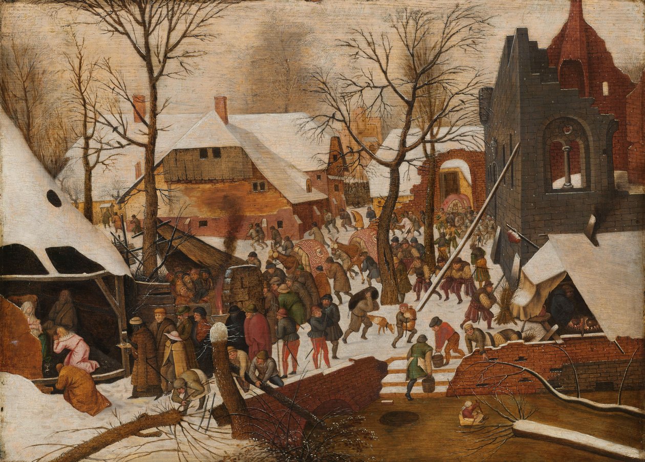 Pokłon Trzech Króli, 1590-1638 autorstwa Pieter Brueghel the Younger
