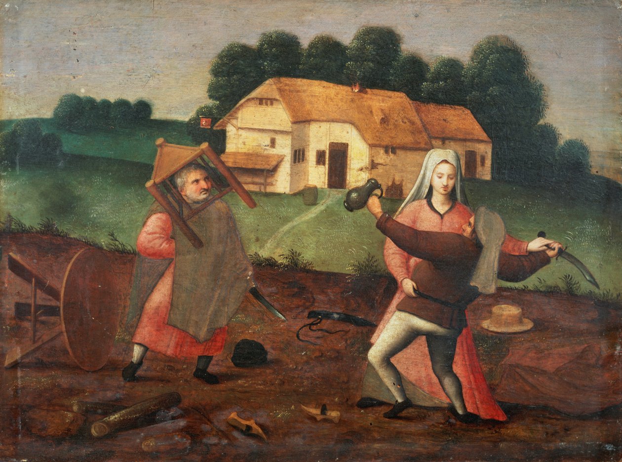 Bójka autorstwa Pieter Brueghel the Younger