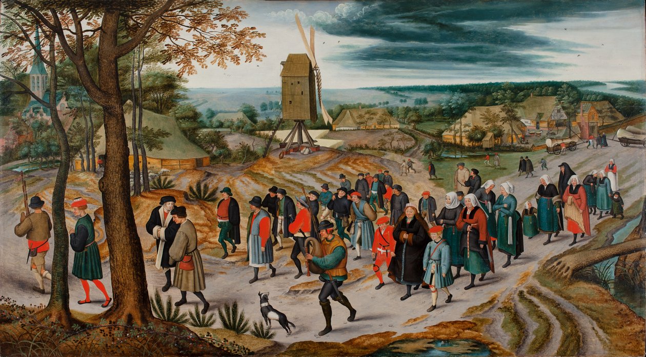 Procesja Małżeńska autorstwa Pieter Brueghel the Younger