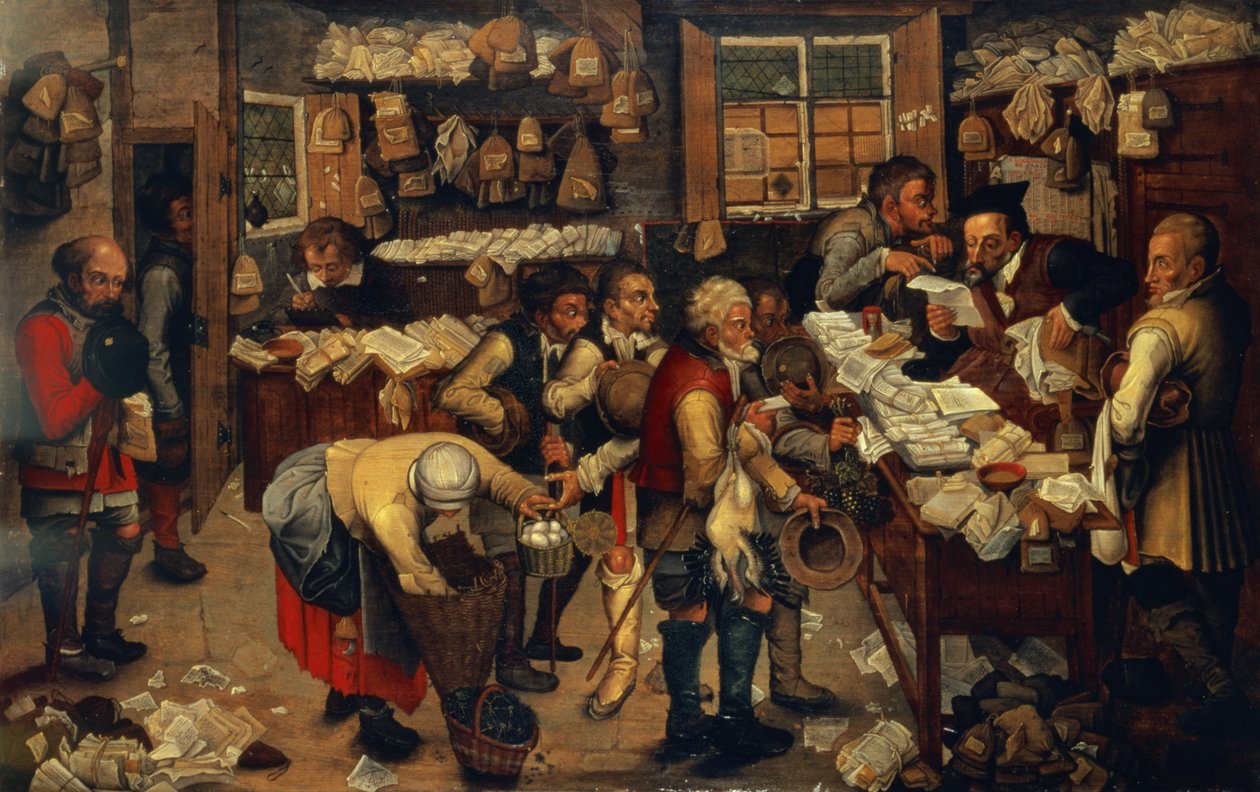 Kolekcjonerzy czynszów autorstwa Pieter Brueghel the Younger