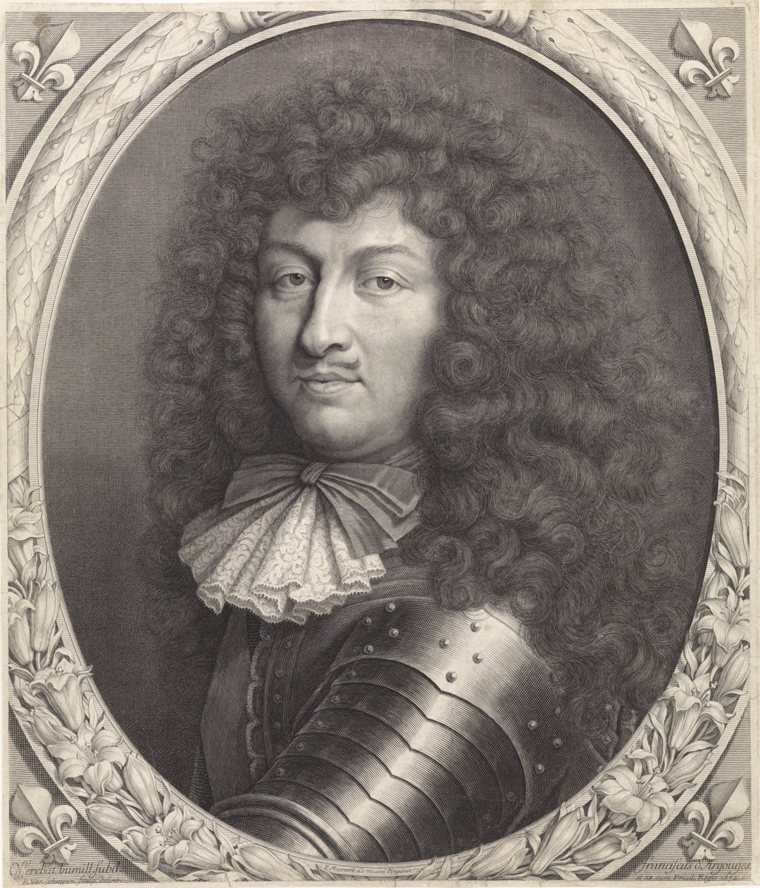 Portret Ludwika XIV z Francji autorstwa Pieter van Schuppen