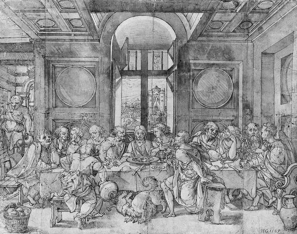 Ostatnia Wieczerza autorstwa Pieter (circle of) Coecke van Aelst