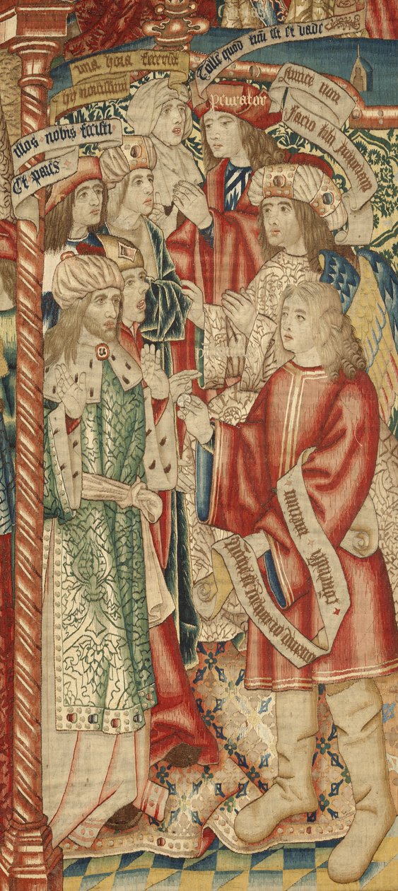 Przypowieść o robotnikach w winnicy, ok. 1500 r. (gobelin) autorstwa Pieter (studio of) Coecke van Aelst