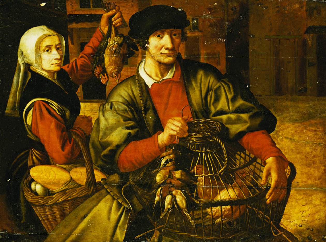 Sprzedawca drobiu, autorstwa Pieter Aertsen