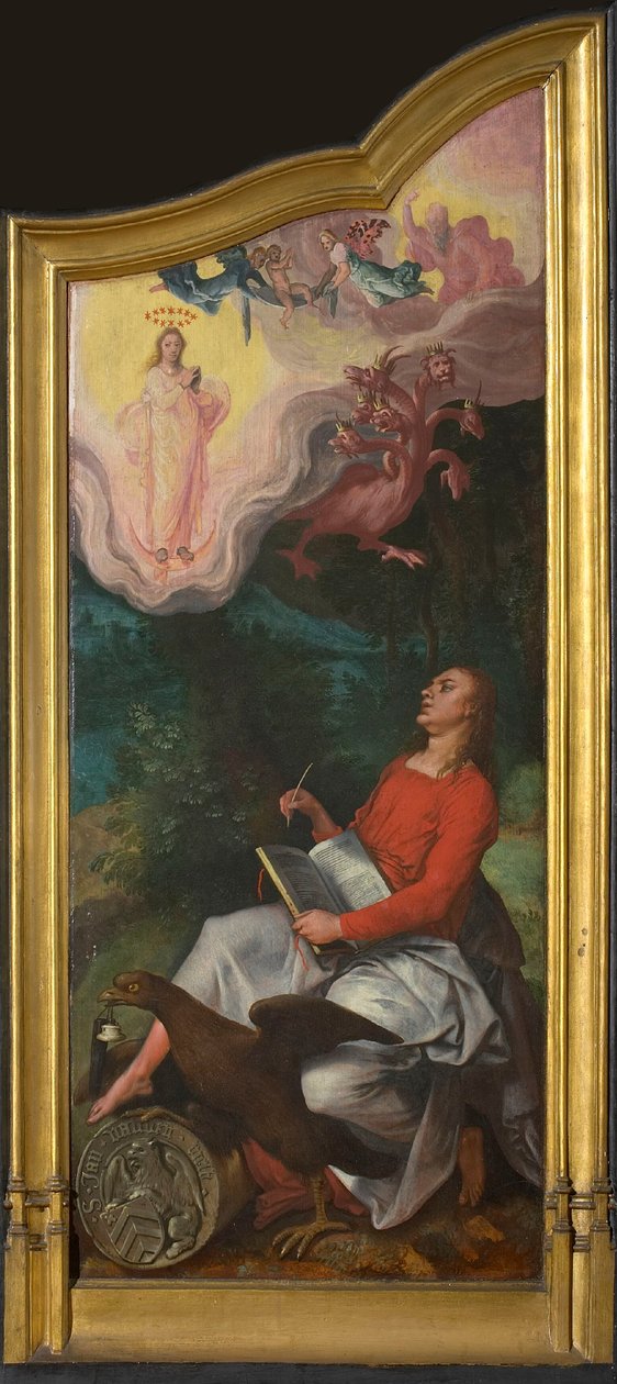 Tryptyk Jan van der Biest prawy panel. autorstwa Pieter Aertsen