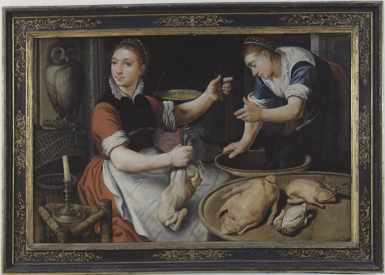 Dwie kobiety gotujące autorstwa Pieter Aertsen