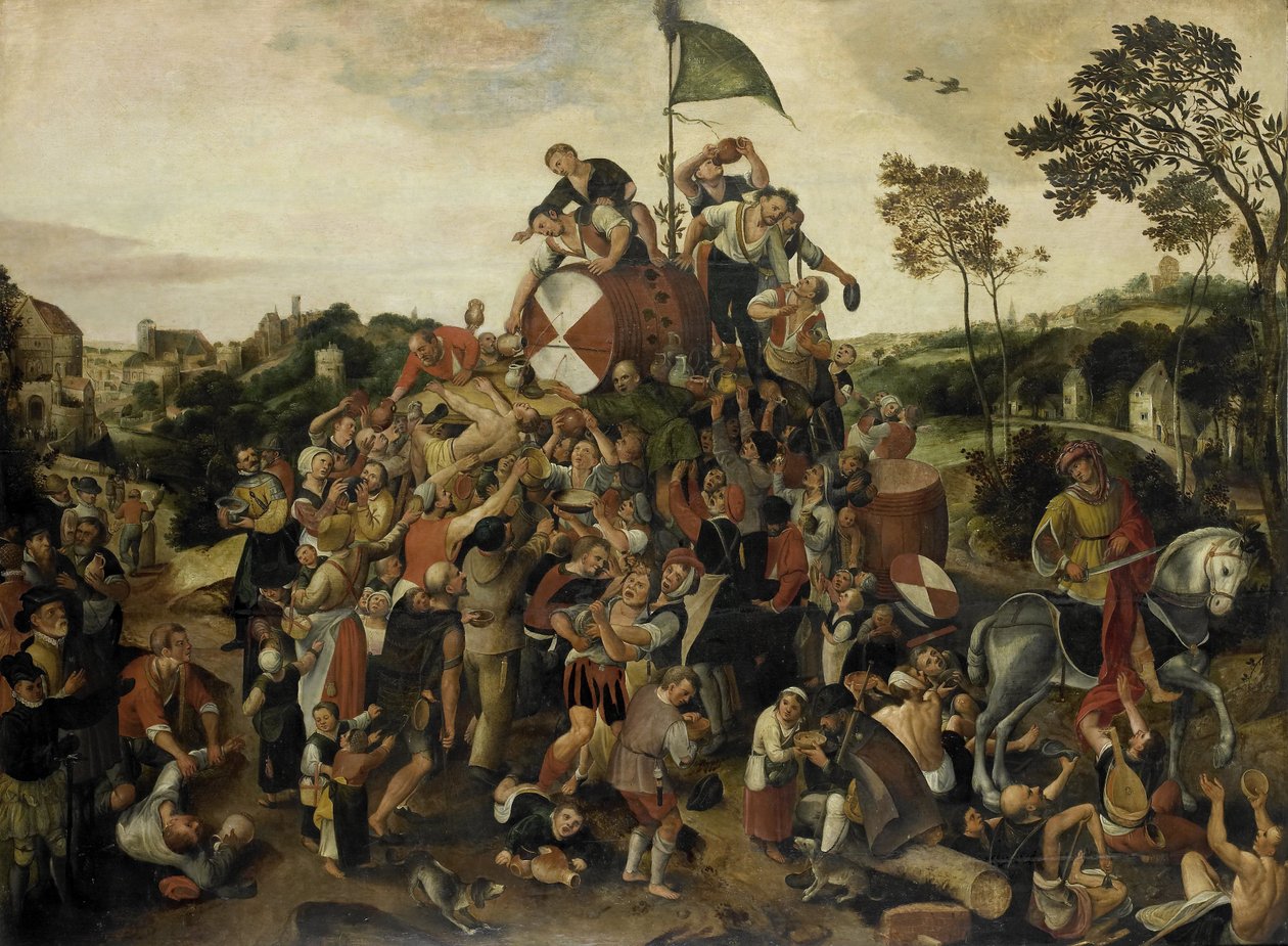 Kermis na dzień św. Marcina, ok. 1540-98 (olej na desce) autorstwa Pieter Balten