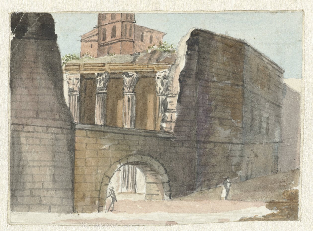 Rzymskie ruiny autorstwa Pieter Bartholomeusz. Barbiers