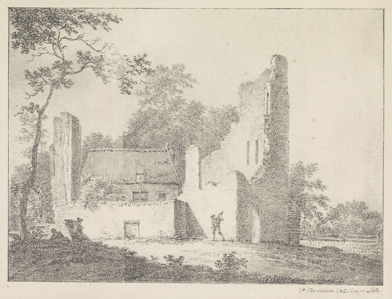 Ruina autorstwa Pieter Bartholomeusz. Barbiers