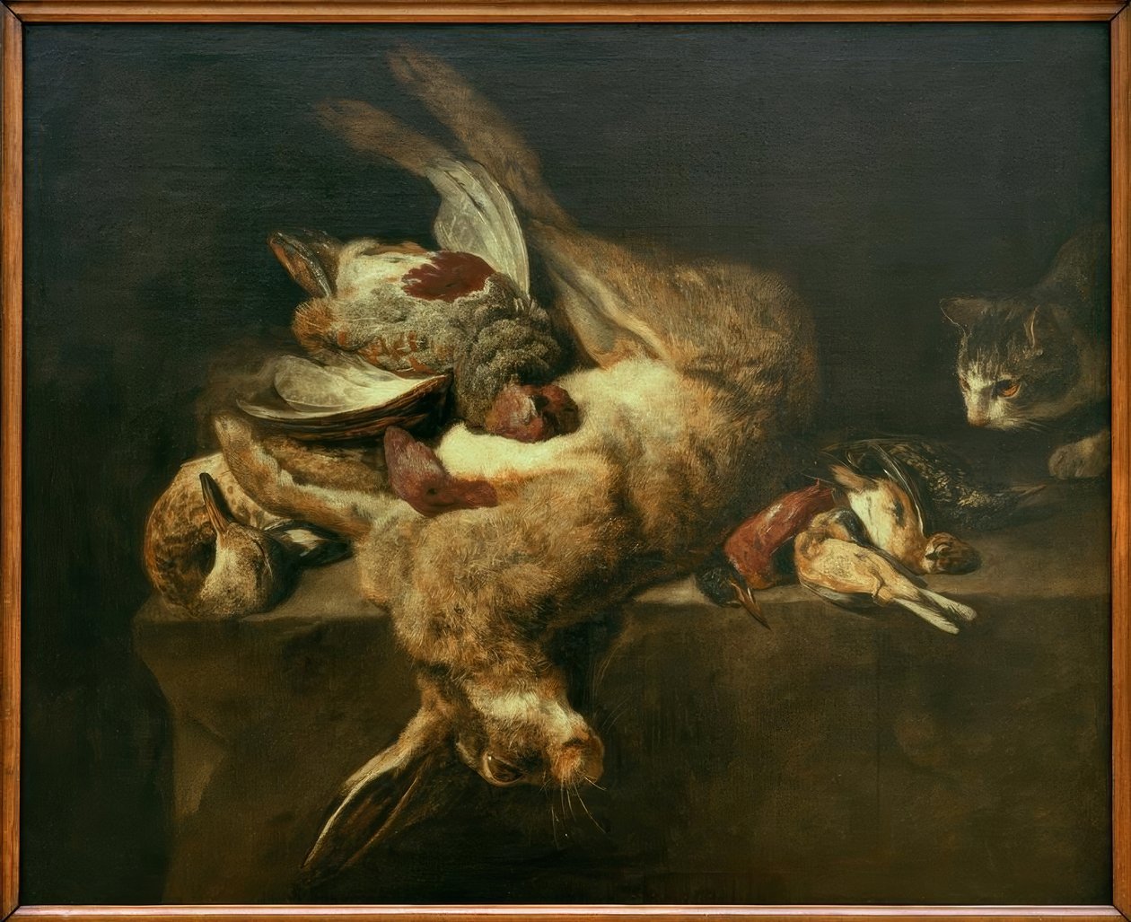 Martwa natura z martwym zającem autorstwa Pieter or Peter Boel