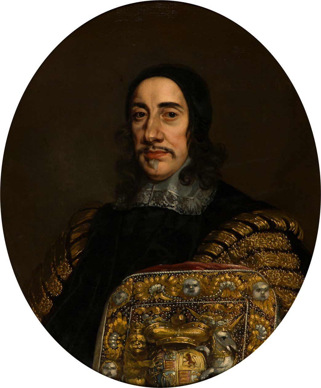 Portret Sir Orlando Bridgemana 1. Bt. Jako Lord Strażnik Wielkiej Pieczęci, ok. 1664-74 (olej na płótnie) autorstwa Pieter Borsseler