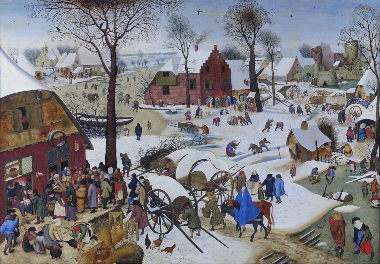 Spis ludności w Betlejem autorstwa Pieter Breughel the Younger
