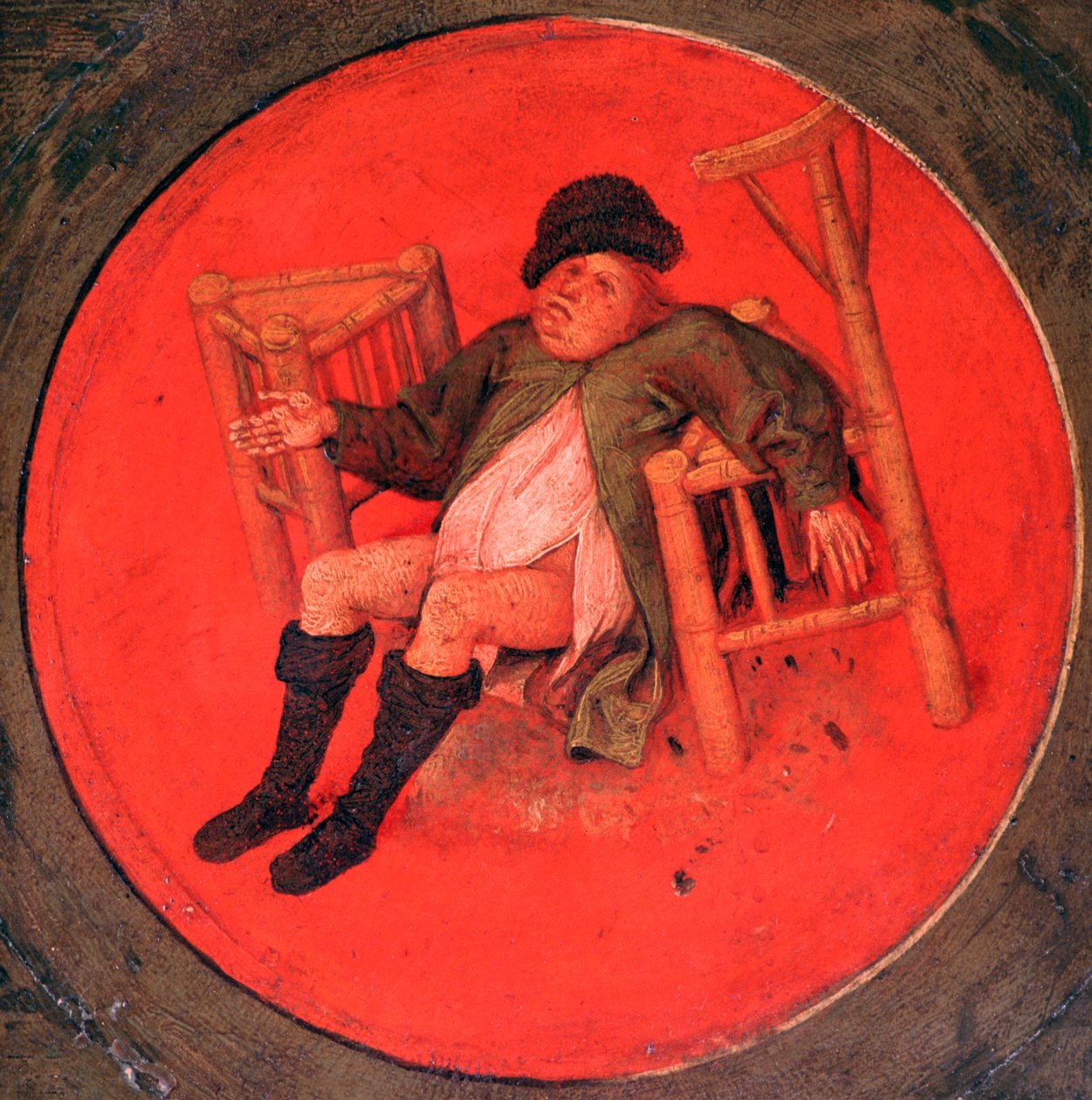 Przysłowie flamandzkie, c1558-1560 autorstwa Pieter Bruegel the Elder