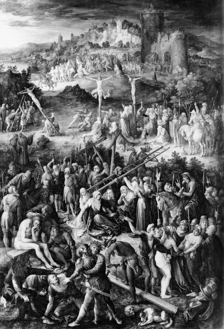 Golgota, 1604 autorstwa Pieter Bruegel the Elder