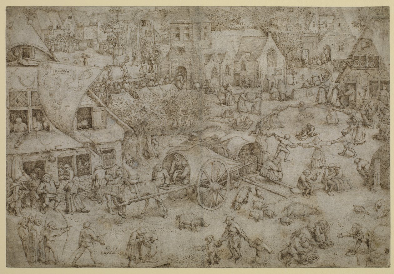 Kermis w Hoboken, 1559 r. autorstwa Pieter Bruegel the Elder