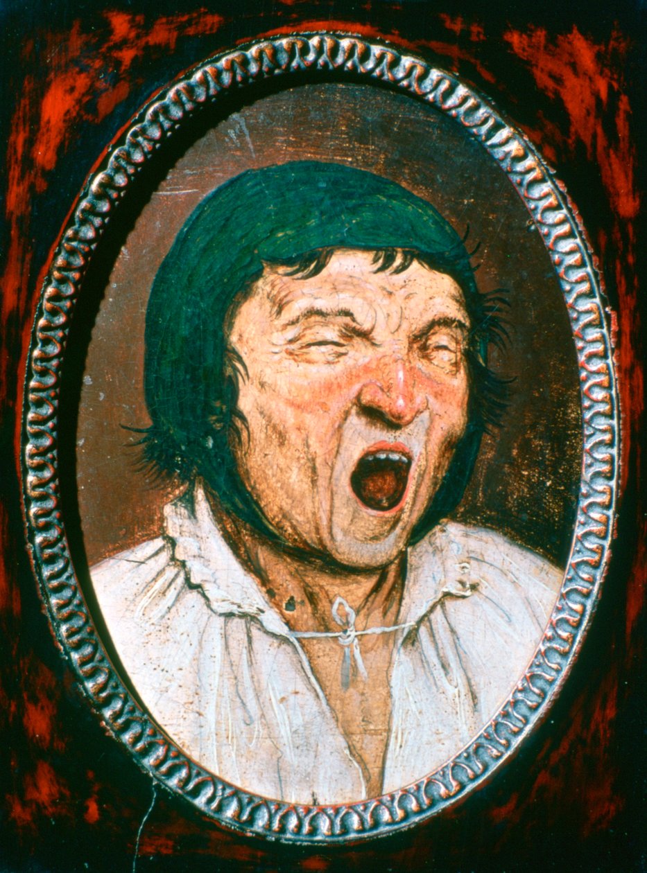 Mężczyzna ziewanie, c1545-1569 autorstwa Pieter Bruegel the Elder