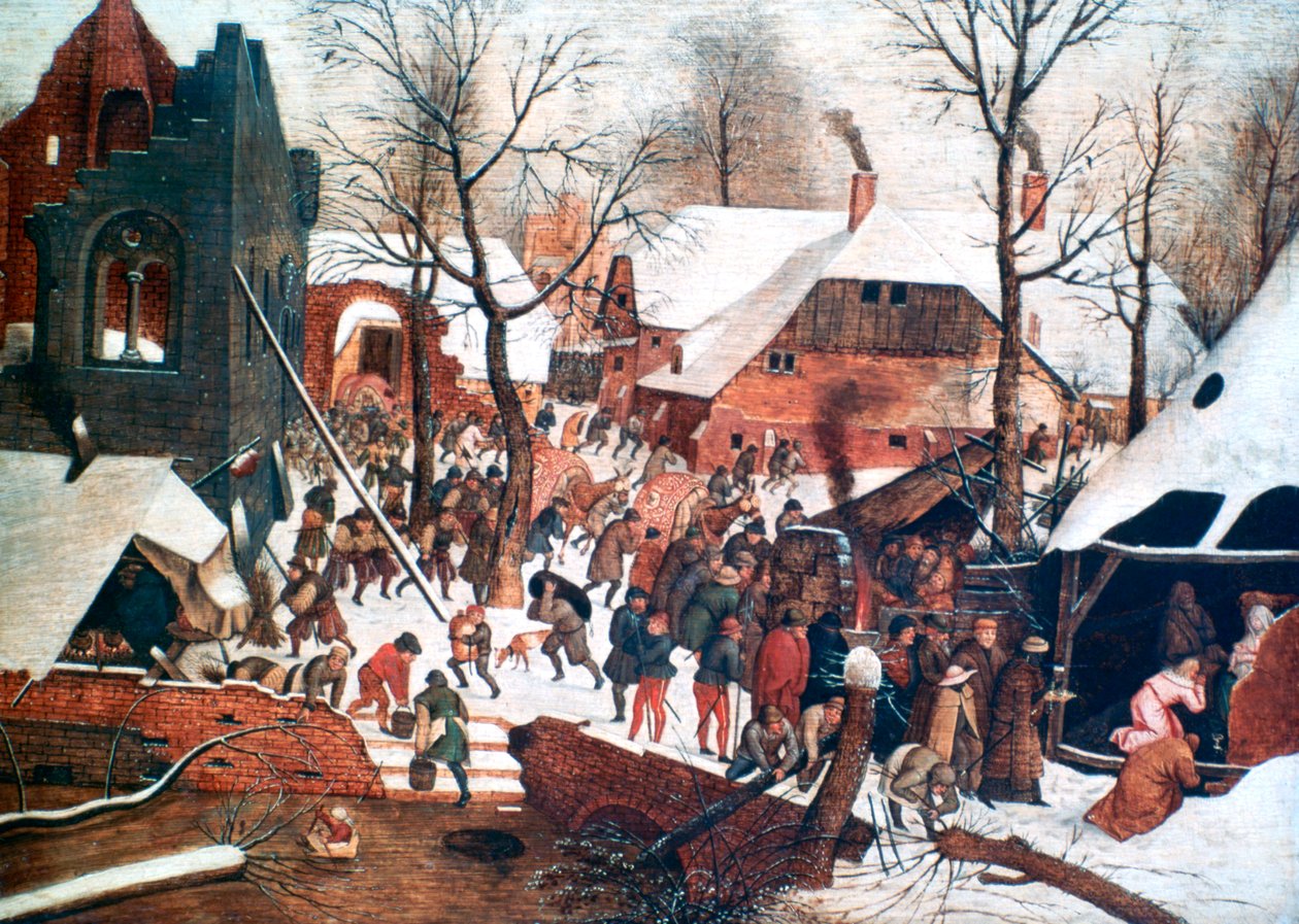 Pokłon Trzech Króli, ok. 1567 autorstwa Pieter Bruegel the Elder