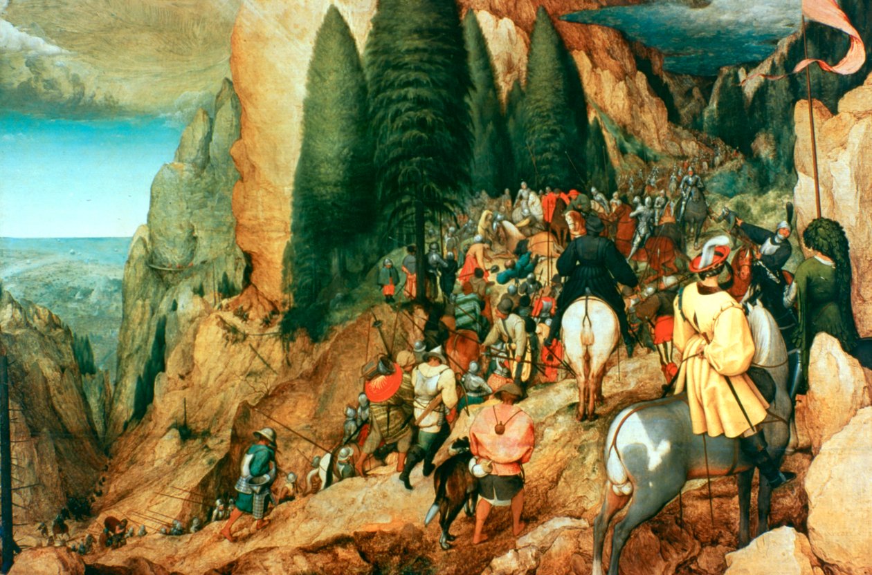 Nawrócenie św. Pawła, 1567 autorstwa Pieter Bruegel the Elder