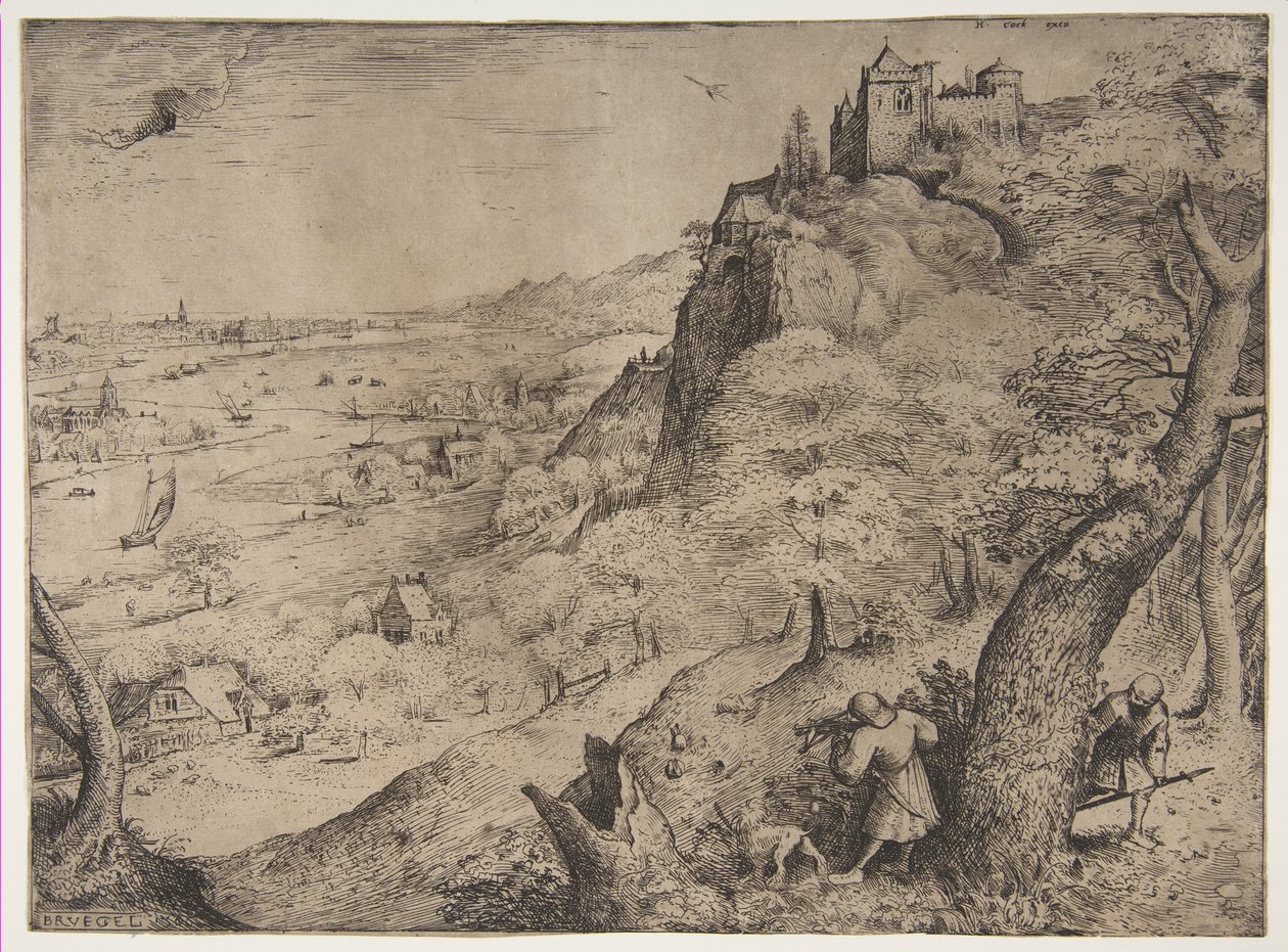 Polowanie na króliki, 1560. autorstwa Pieter Bruegel the Elder