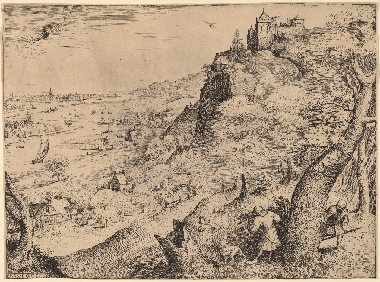 Łowcy królików autorstwa Pieter Bruegel the Elder
