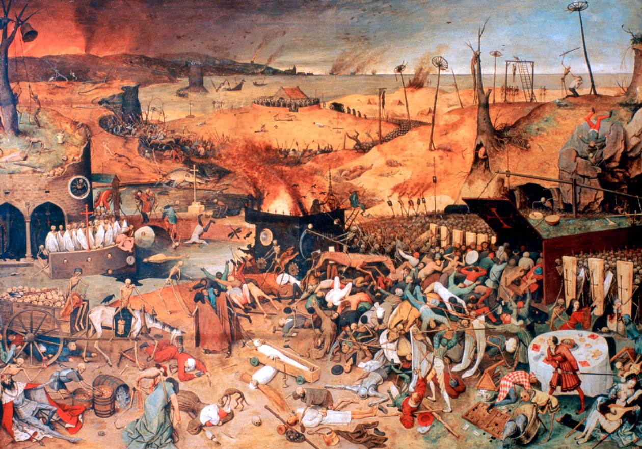 Triumf śmierci, c1562 autorstwa Pieter Bruegel the Elder