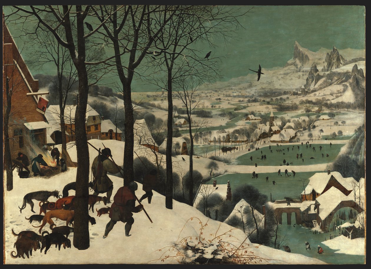 Niemiecki: Jäger im Schnee (Winter) Łowcy na śniegu autorstwa Pieter Brueghel the Elder