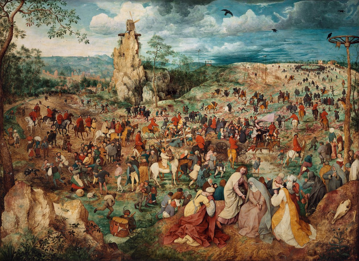 Niemiecki: Kreuztragung Christi Procesja na Kalwarię autorstwa Pieter Brueghel the Elder