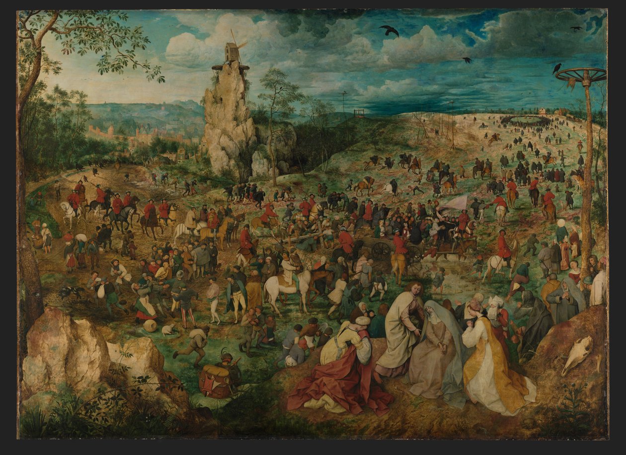 Procesja na Kalwarię autorstwa Pieter Brueghel the Elder