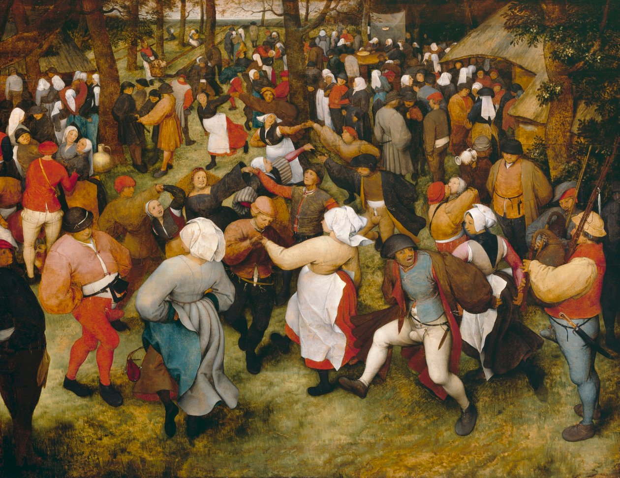 Taniec weselny autorstwa Pieter Brueghel the Elder