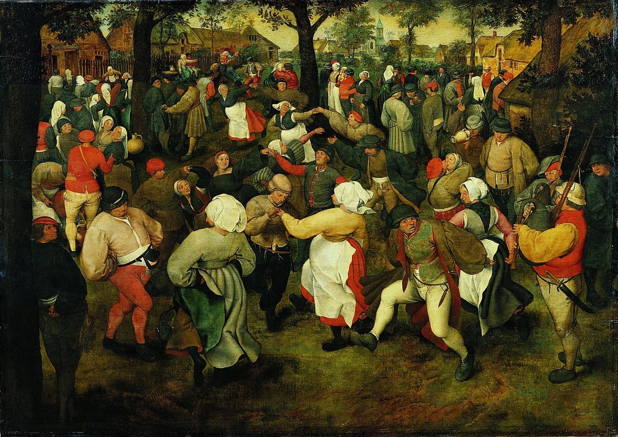 Taniec weselny autorstwa Pieter Brueghel the Elder