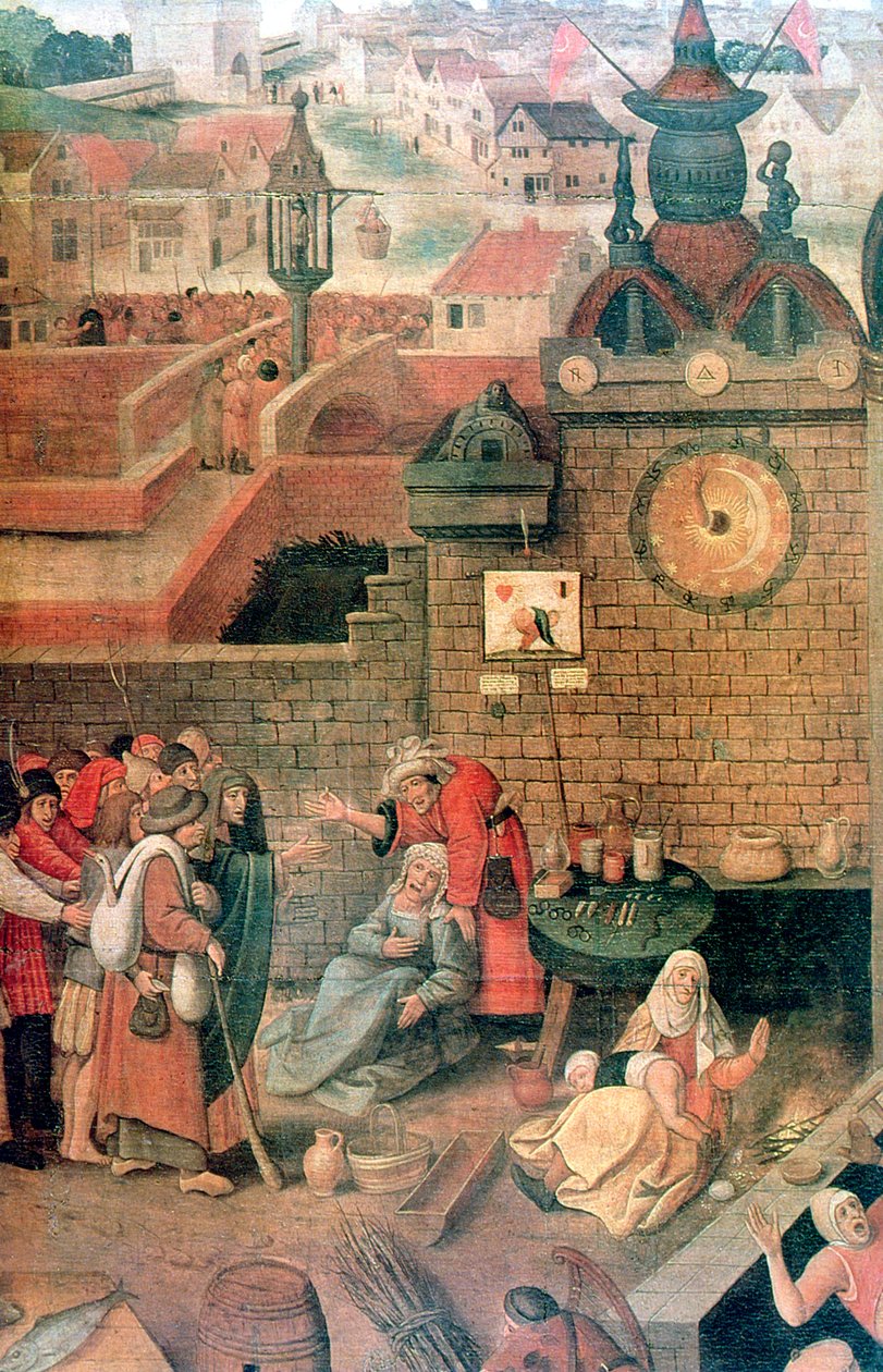 Chrystus wyprowadza kupców ze świątyni, c1584-1638 autorstwa Pieter Brueghel the Younger