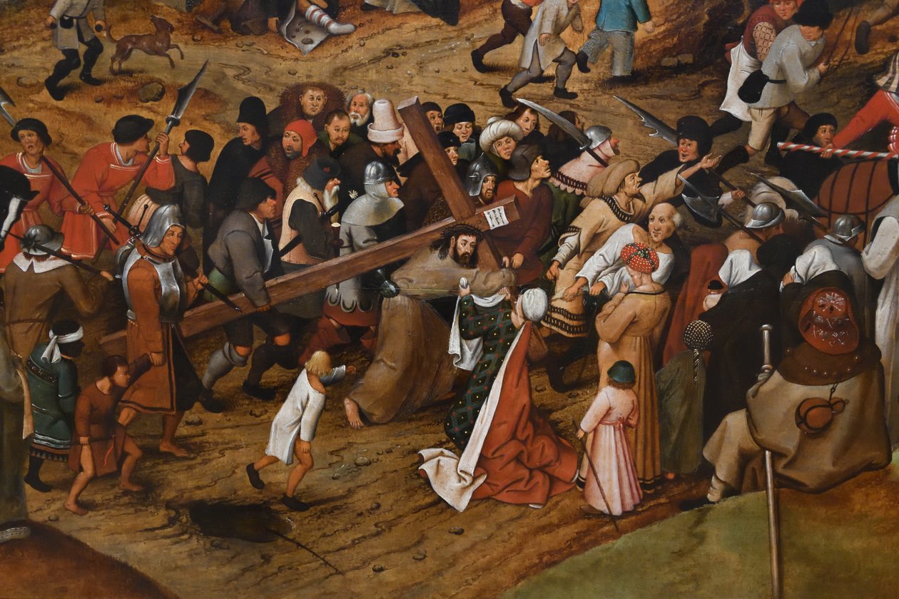 Niemiecki: Die Kreuztragung Droga na Kalwarię autorstwa Pieter Brueghel the Younger