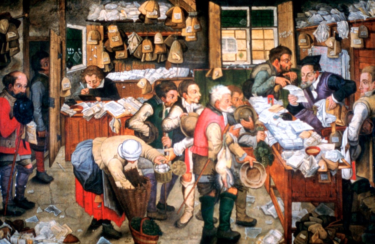 Dzień wynajmu, c1584-1638 autorstwa Pieter Brueghel the Younger