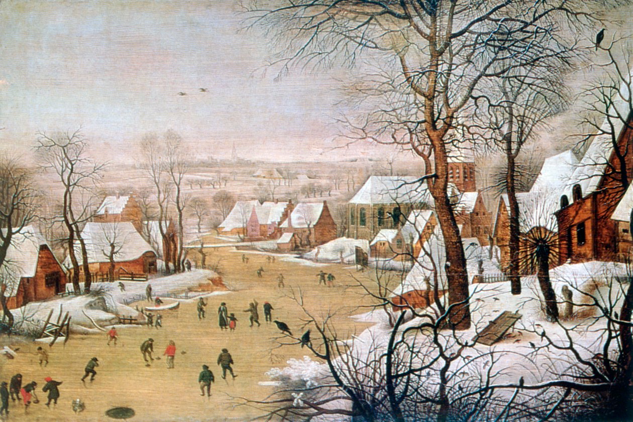 Pułapka na ptaki, c1584-1638 autorstwa Pieter Brueghel the Younger