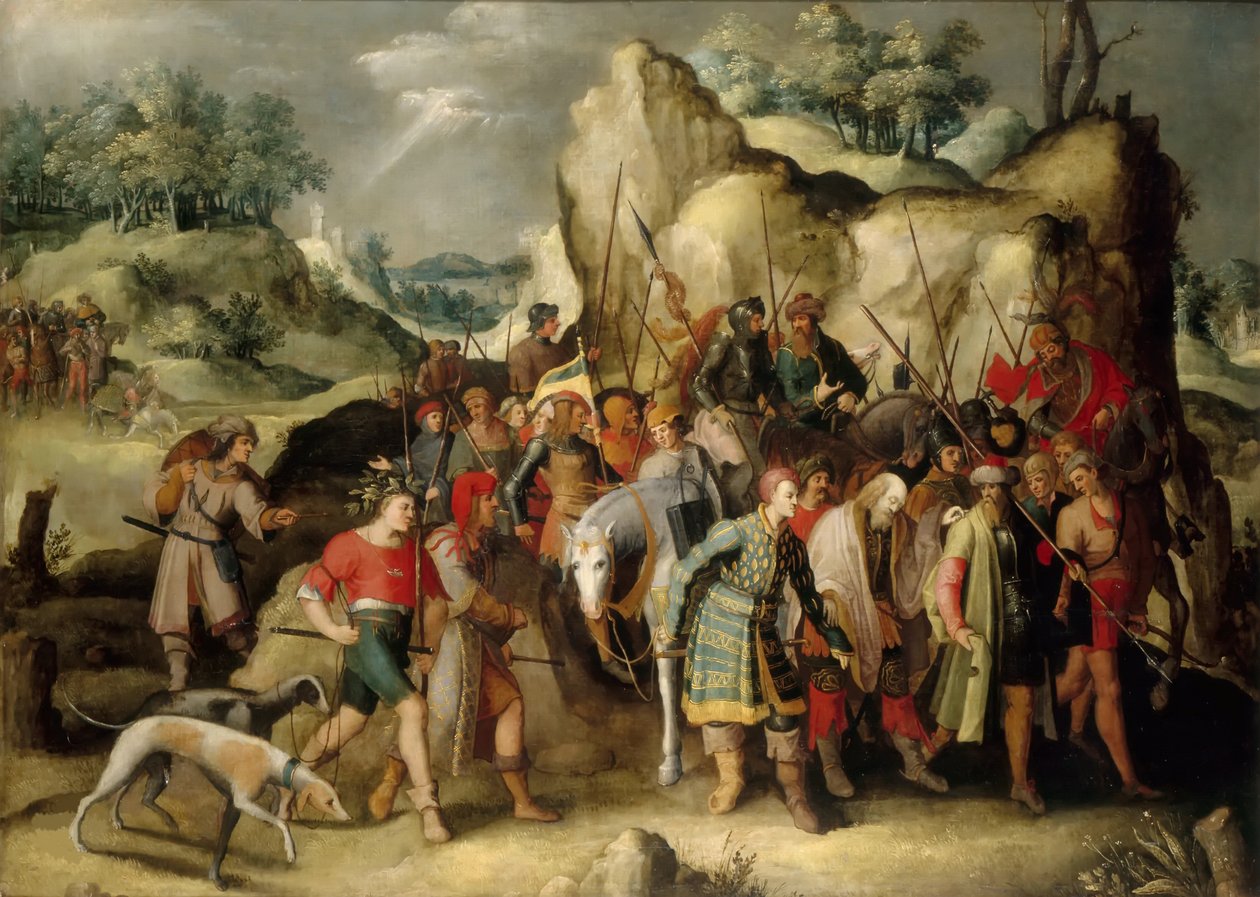 Nawrócenie św. Pawła. autorstwa Pieter Brueghel the Younger