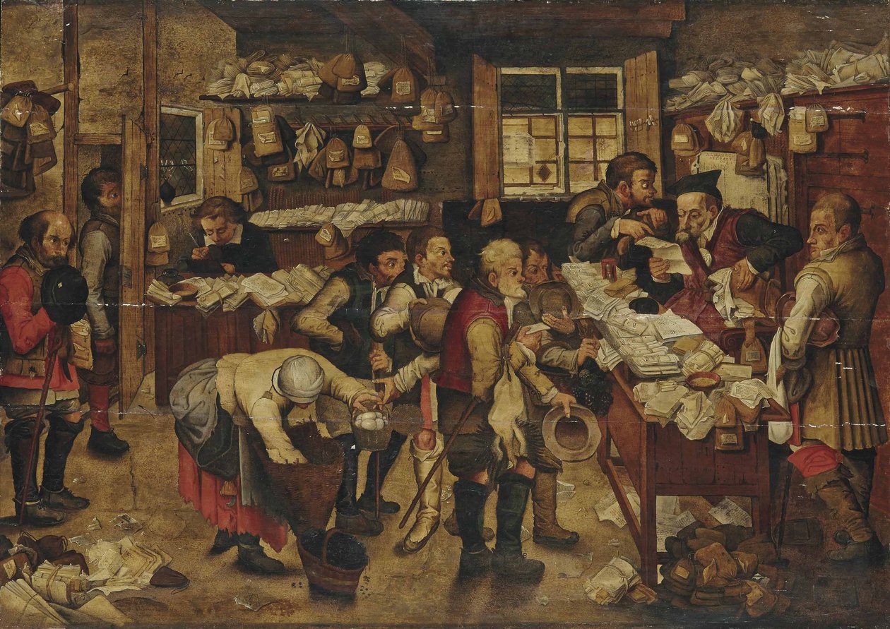 Płatność dziesięciny autorstwa Pieter Brueghel the Younger