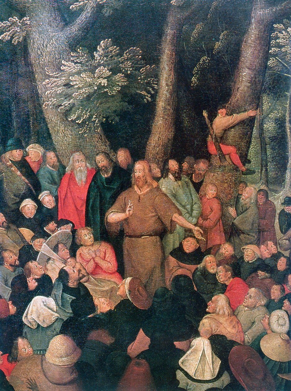 Kazanie Jana Chrzciciela detal, 1604 autorstwa Pieter Brueghel the Younger