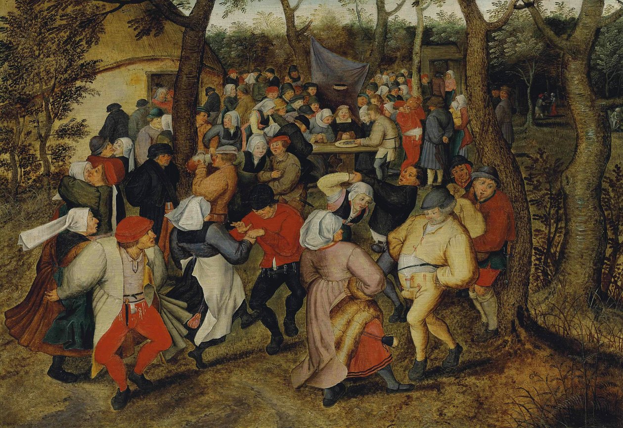 Taniec weselny autorstwa Pieter Brueghel the Younger