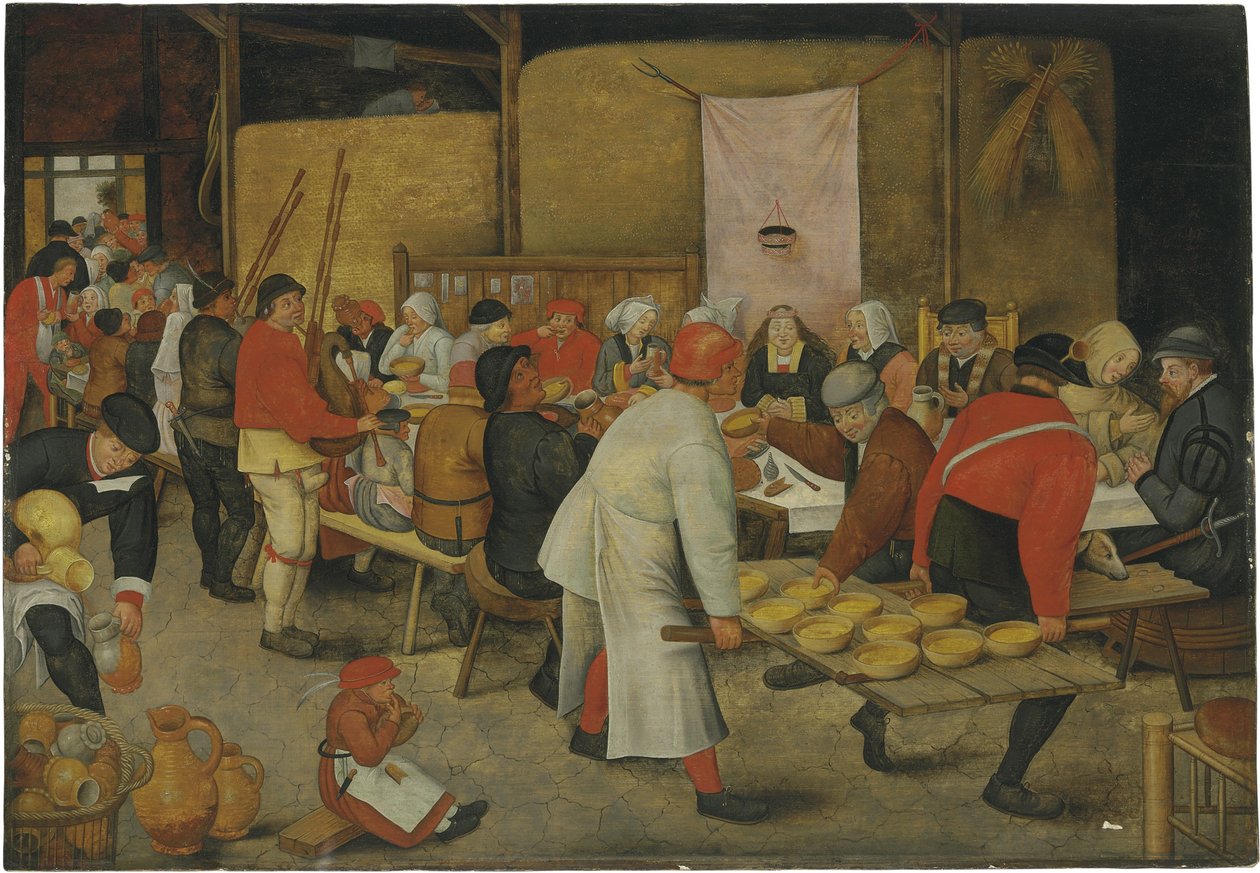 Uczta weselna autorstwa Pieter Brueghel the Younger