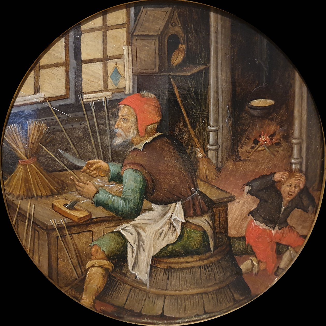 Rzeźbiarz strzał autorstwa Pieter Brueghel the Younger