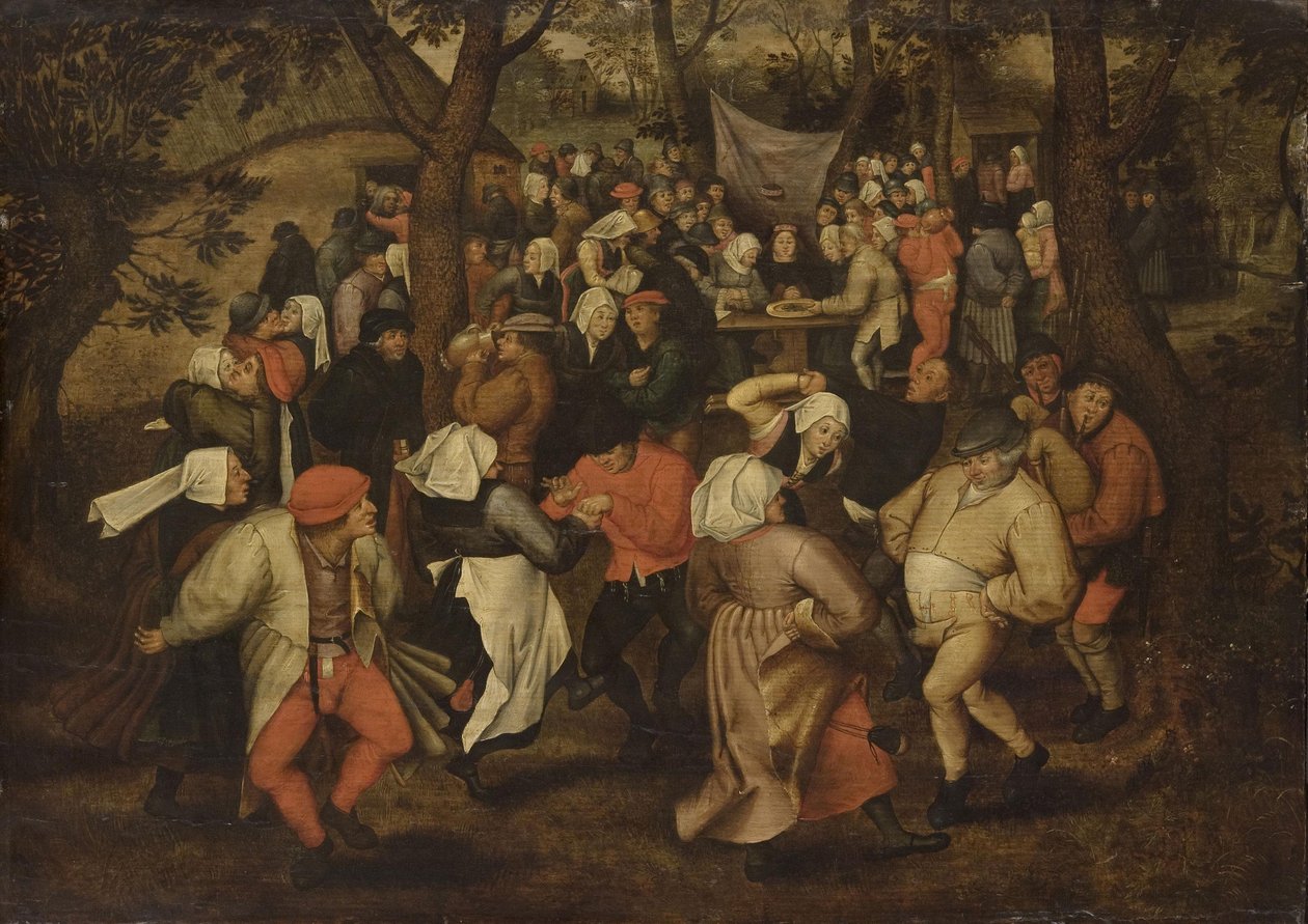 Taniec weselny autorstwa Pieter Brueghel the Younger