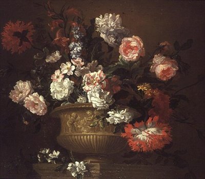 Martwa natura z kwiatami w urnie autorstwa Pieter Casteels