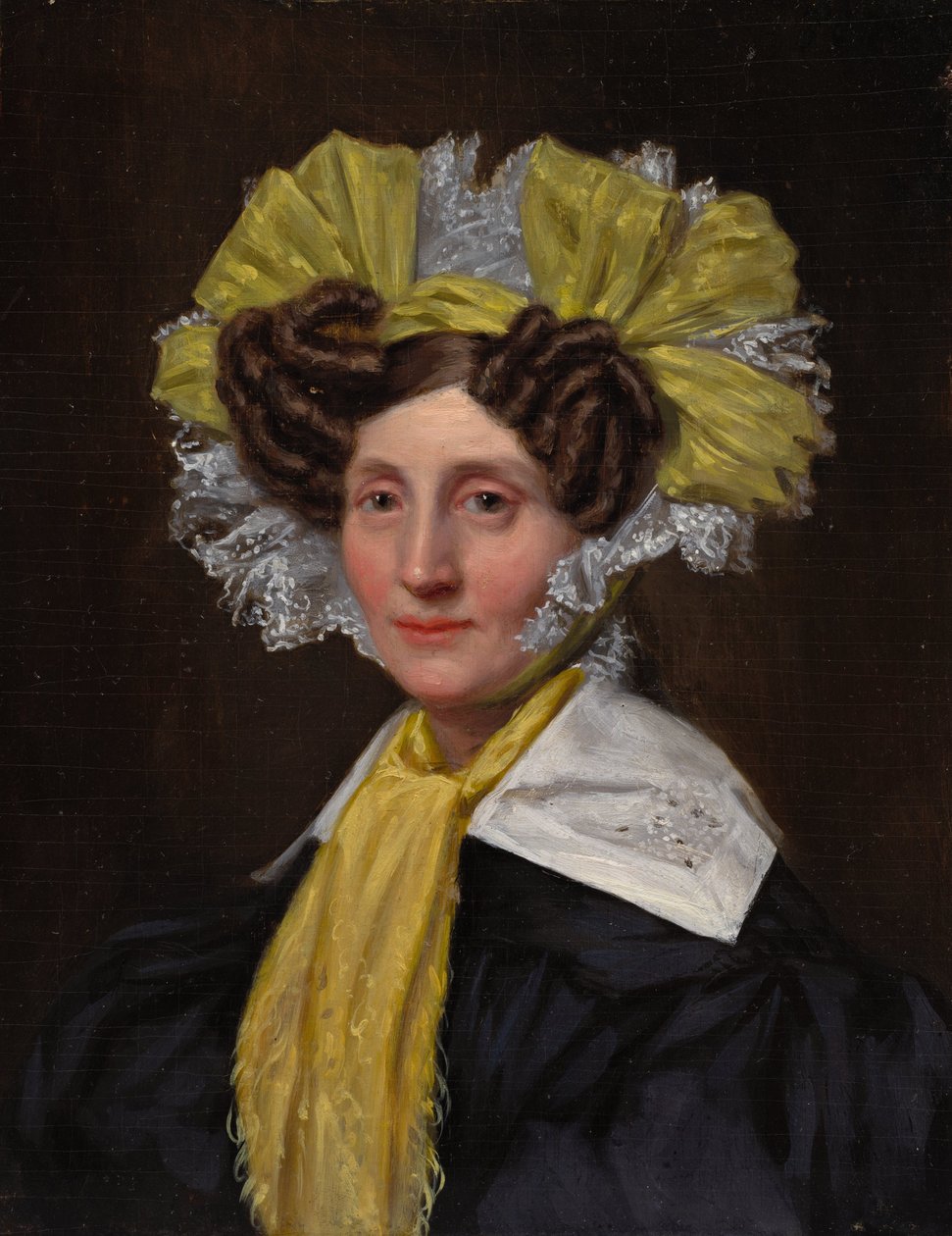 Pani Pearson (prawdopodobnie Sarah Thompson Pearson), ok. 1837 (olej na drewnie) autorstwa Pieter Christoffel Wonder