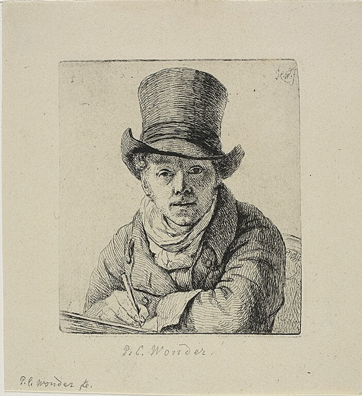 Autoportret autorstwa Pieter Christoffel Wonder