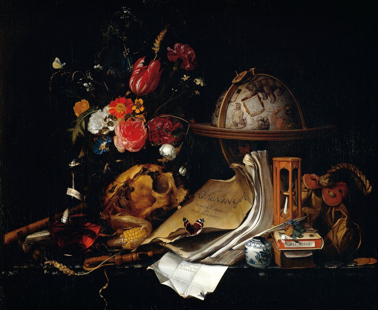 Vanitas, autorstwa Pietera Claesza (1597-1660). autorstwa Pieter Claesz