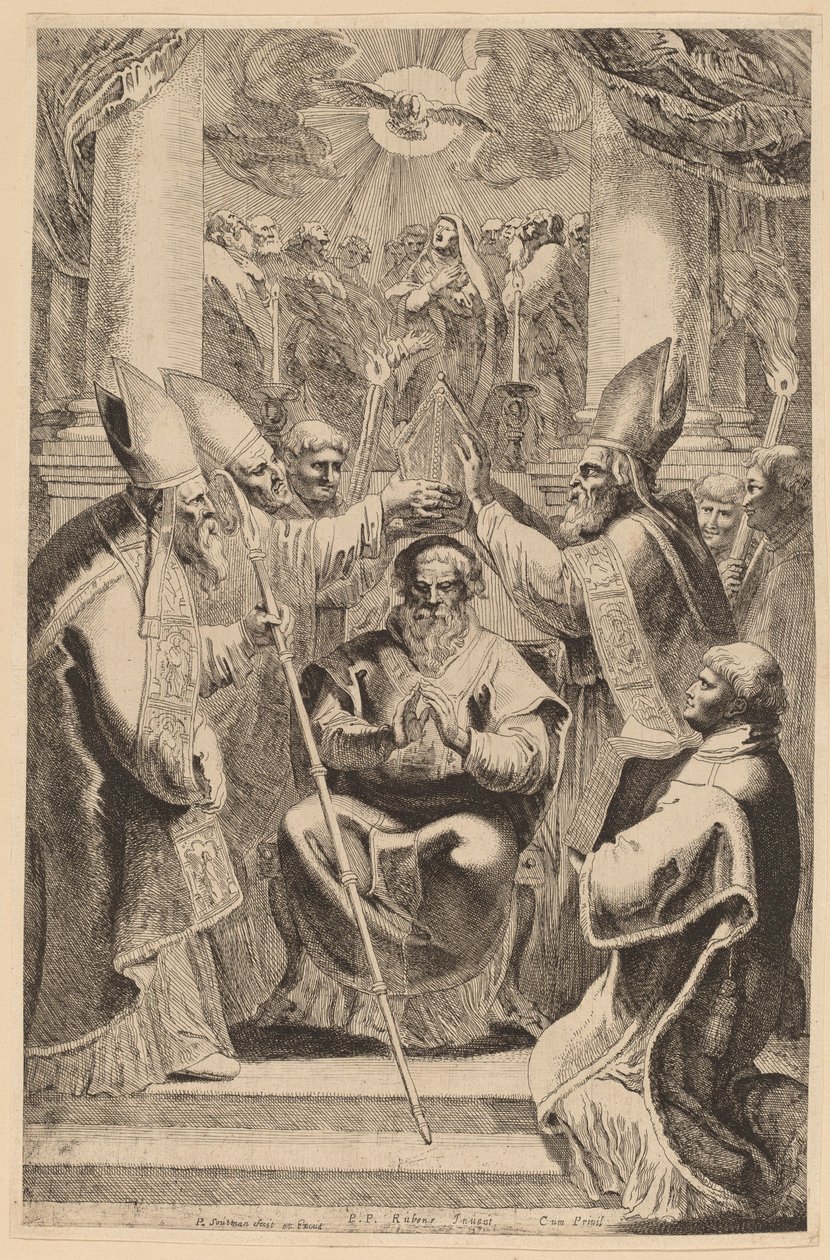 Konsekracja biskupa autorstwa Pieter Claesz Soutman, after Sir Peter Paul Rubens