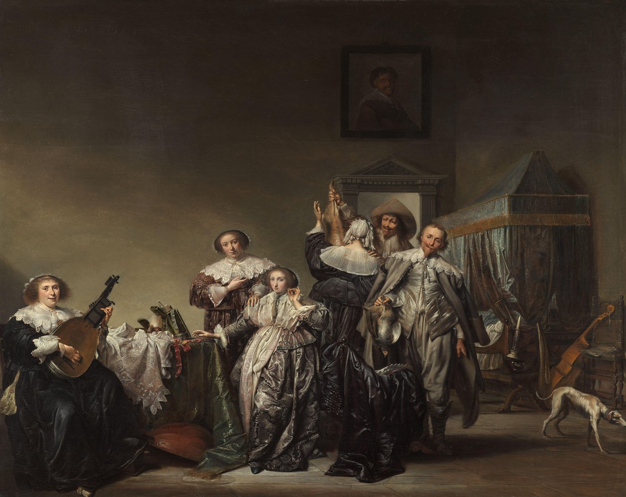 dzielna firma Kawalerowie i Panie autorstwa Pieter Codde