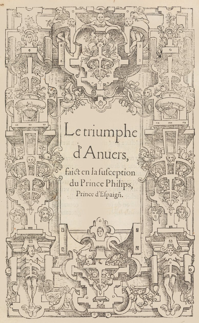 Triumf Antwerpii dokonany pod zarzutem księcia Philipsa, księcia Hiszpanii, 1550. autorstwa Pieter Coecke van Aelst