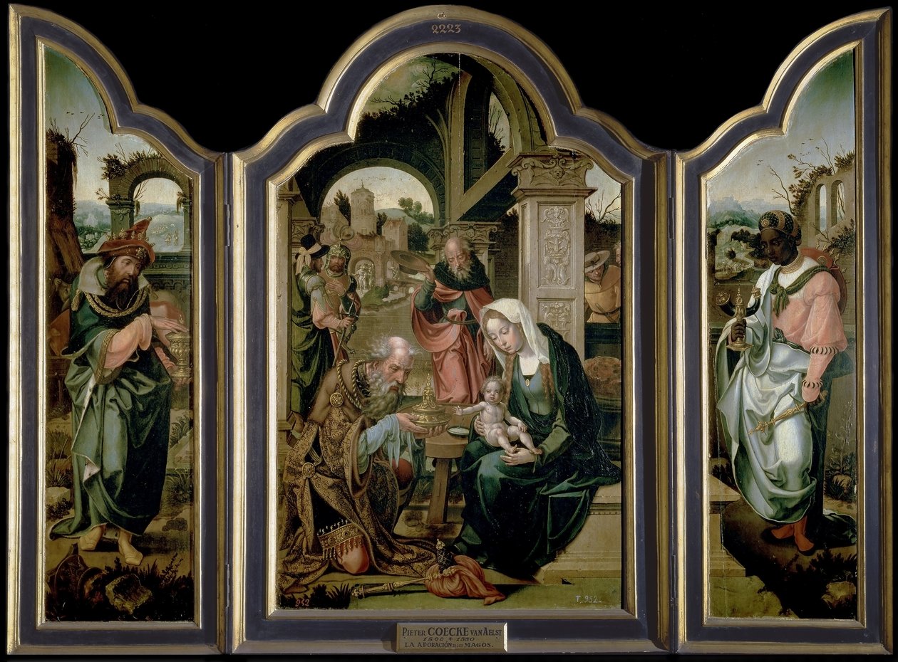 Pokłon Trzech Króli autorstwa Pieter Coecke van Aelst