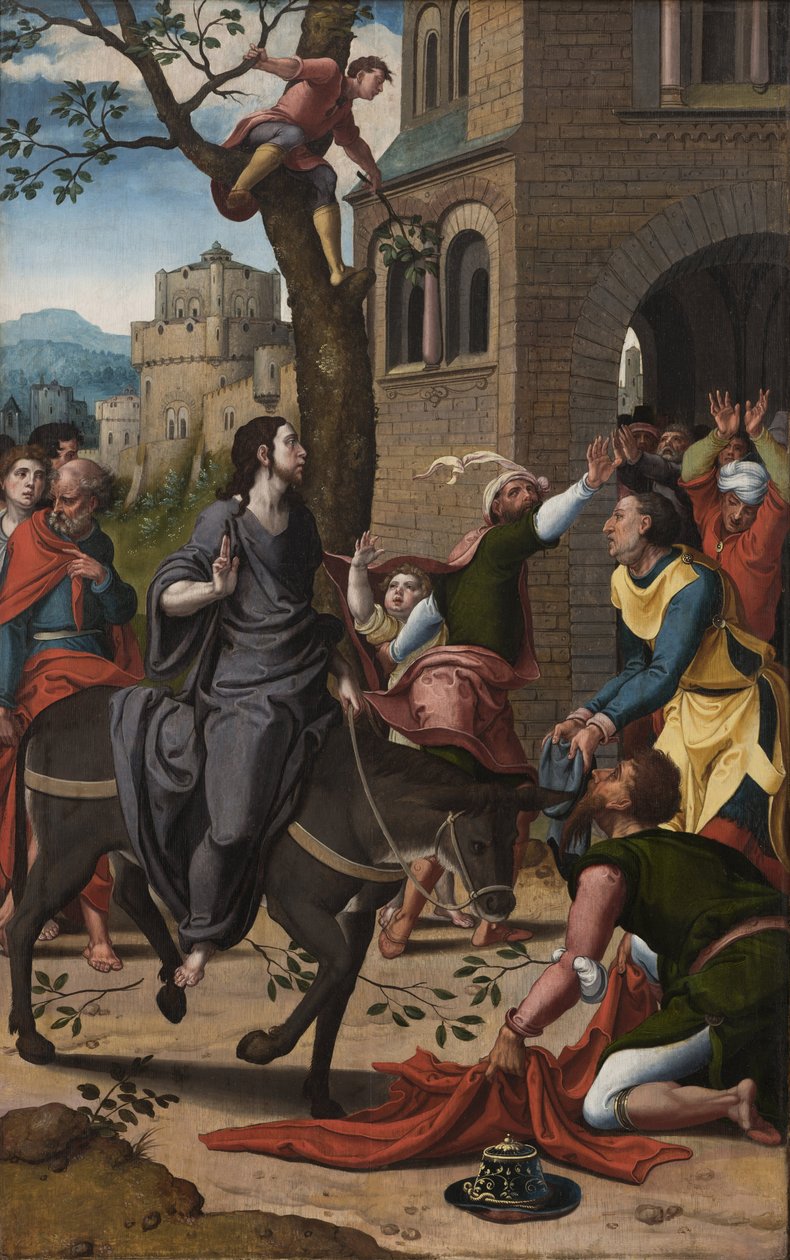 Wjazd Chrystusa do Jerozolimy, ok. 1533-1534 autorstwa Pieter Coecke van Aelst